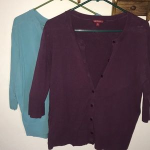Set 3/4 Sleeve Cardigan